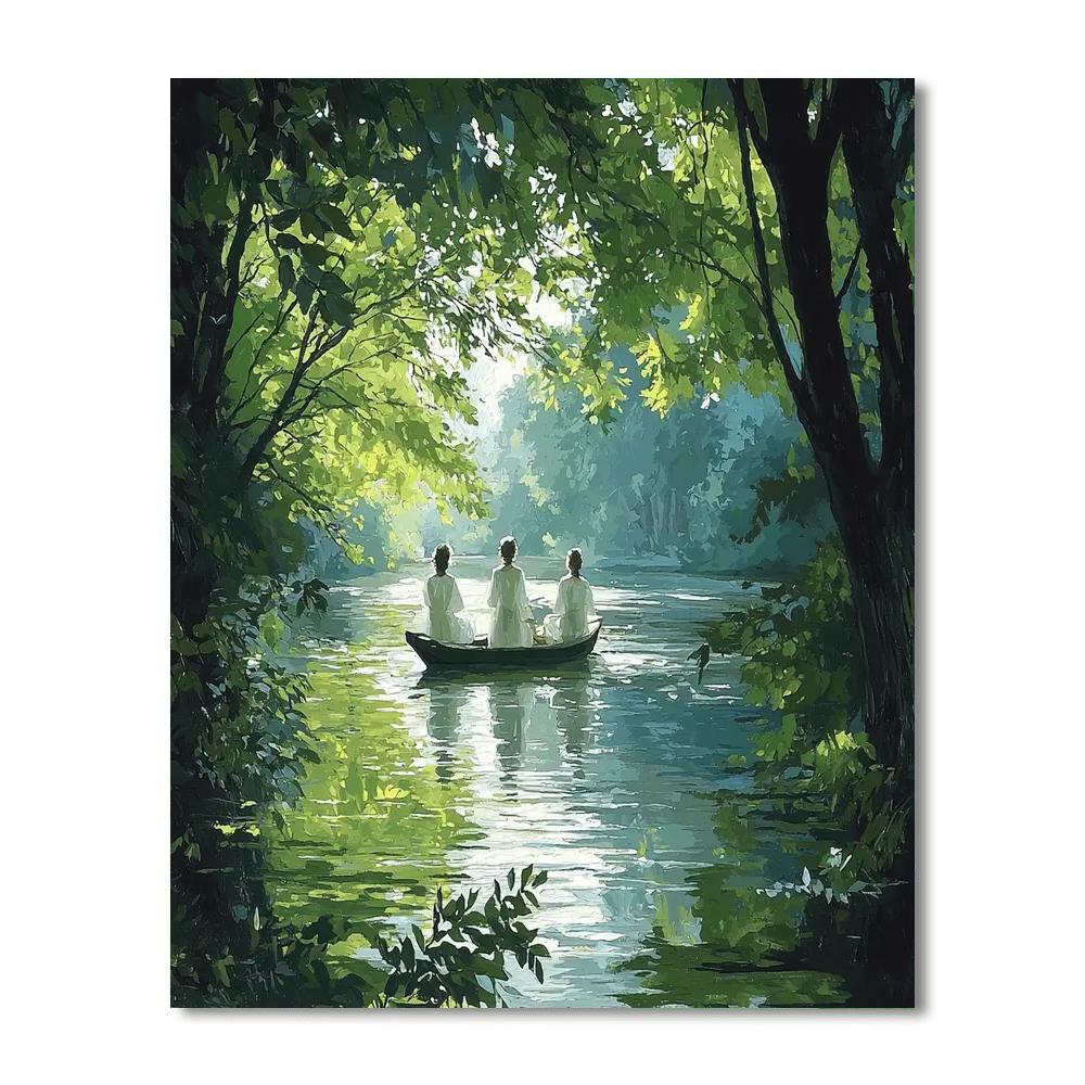 Moments Of Calm Number Painting