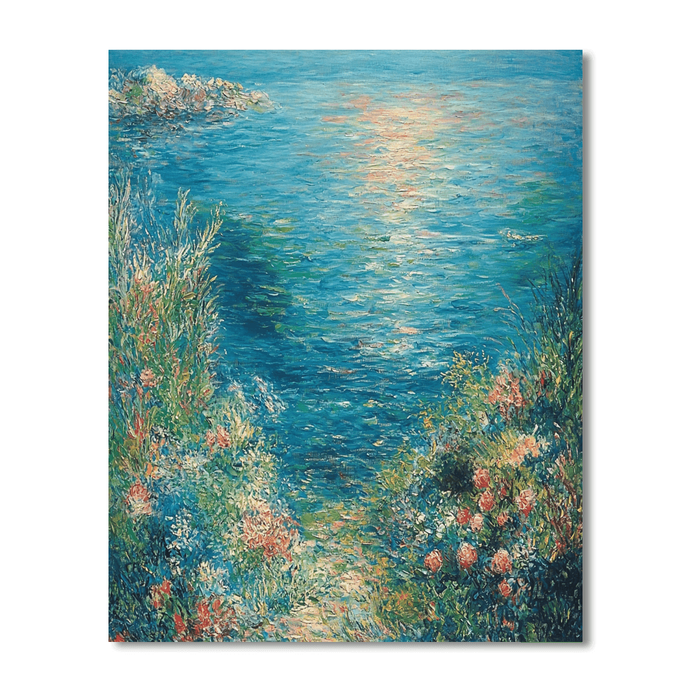 Claude Monet Inspired Mystical Underwater World  Paint By Numbers
