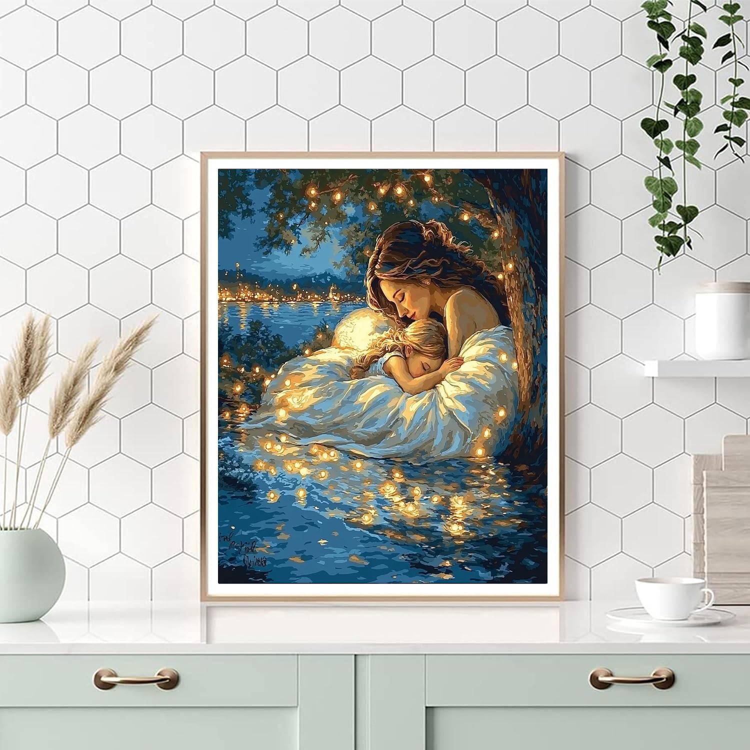 A Mother’s Touch Number Painting
