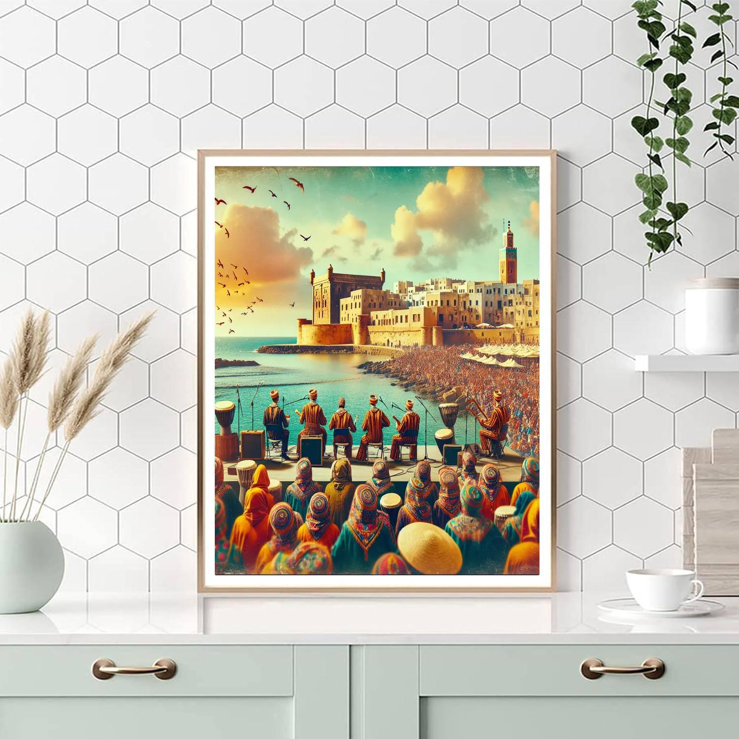 Essouira Gnaoua Festival - Morocco Numbered Painting Kits