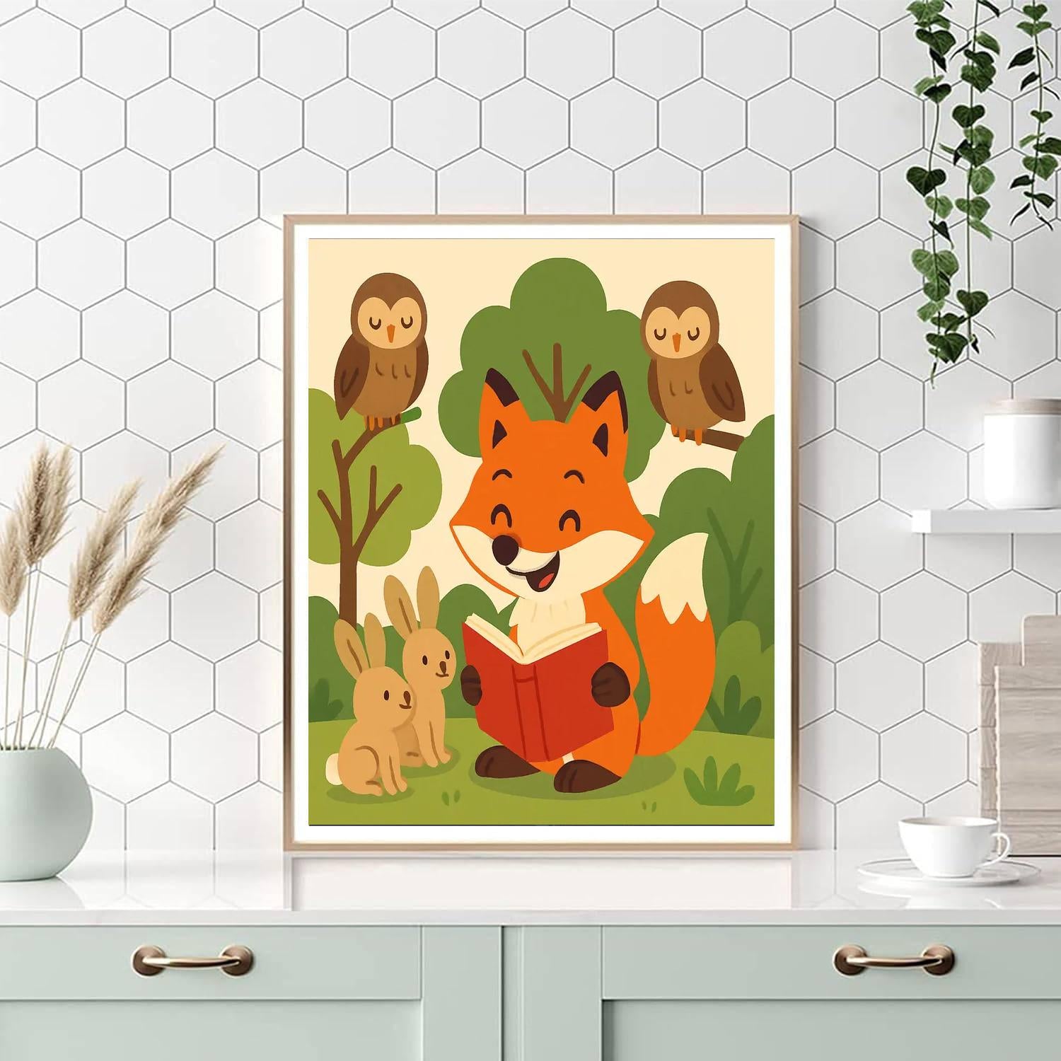 Clever Fox Storybook Paint By Color