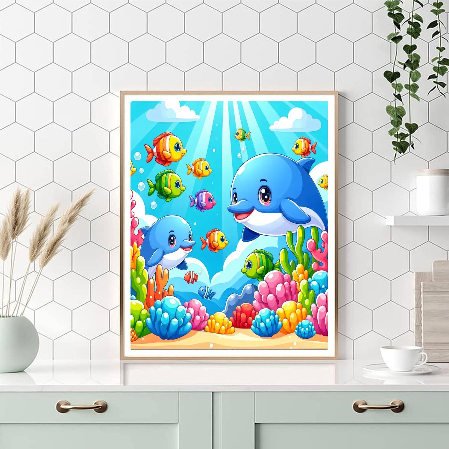 Daring Underwater Adventures Numbered Painting Kits