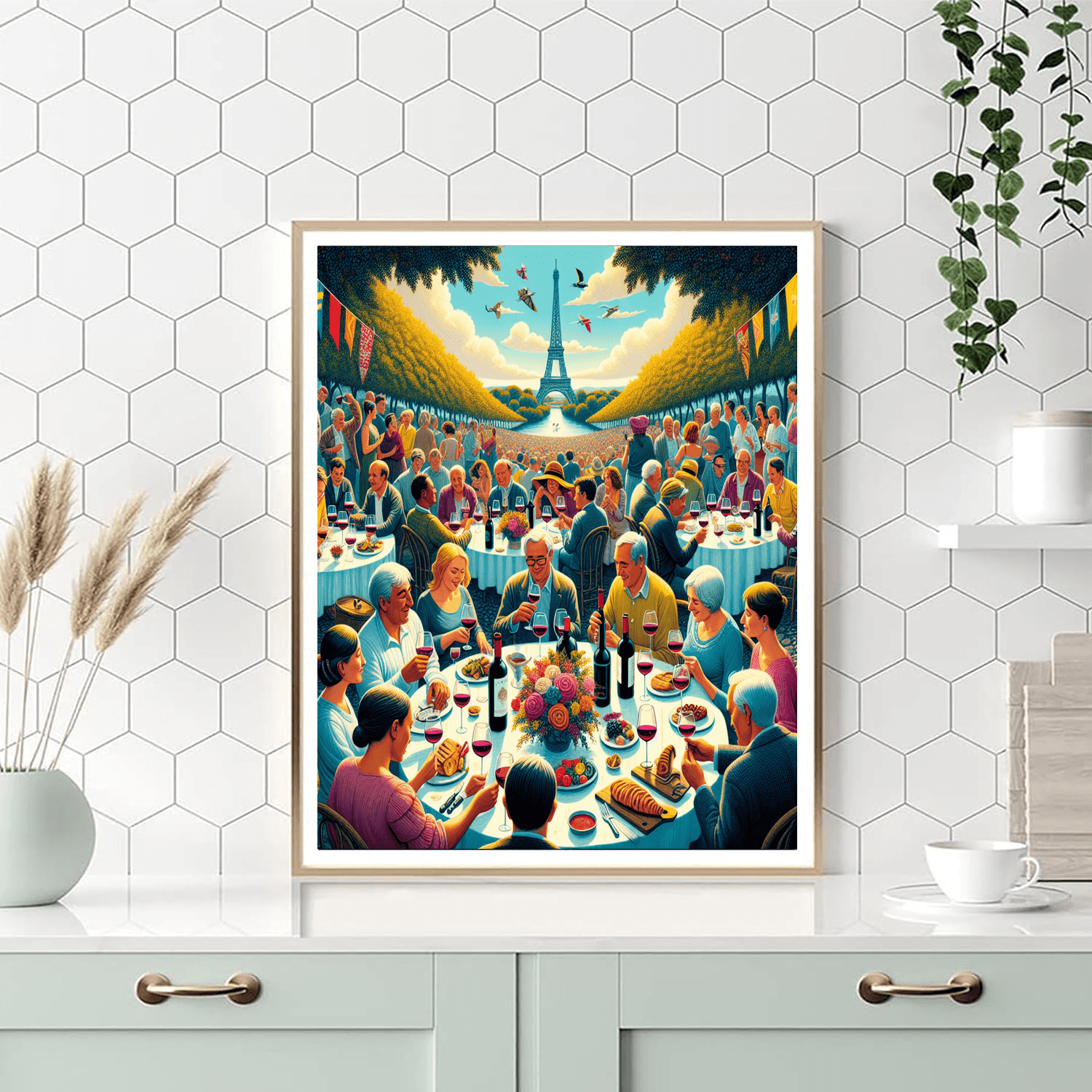 The La Fête Des Vins - France Paint By Numbers Kits