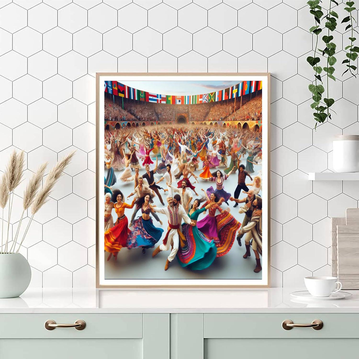 World Dance Day - International Painting Number Kit