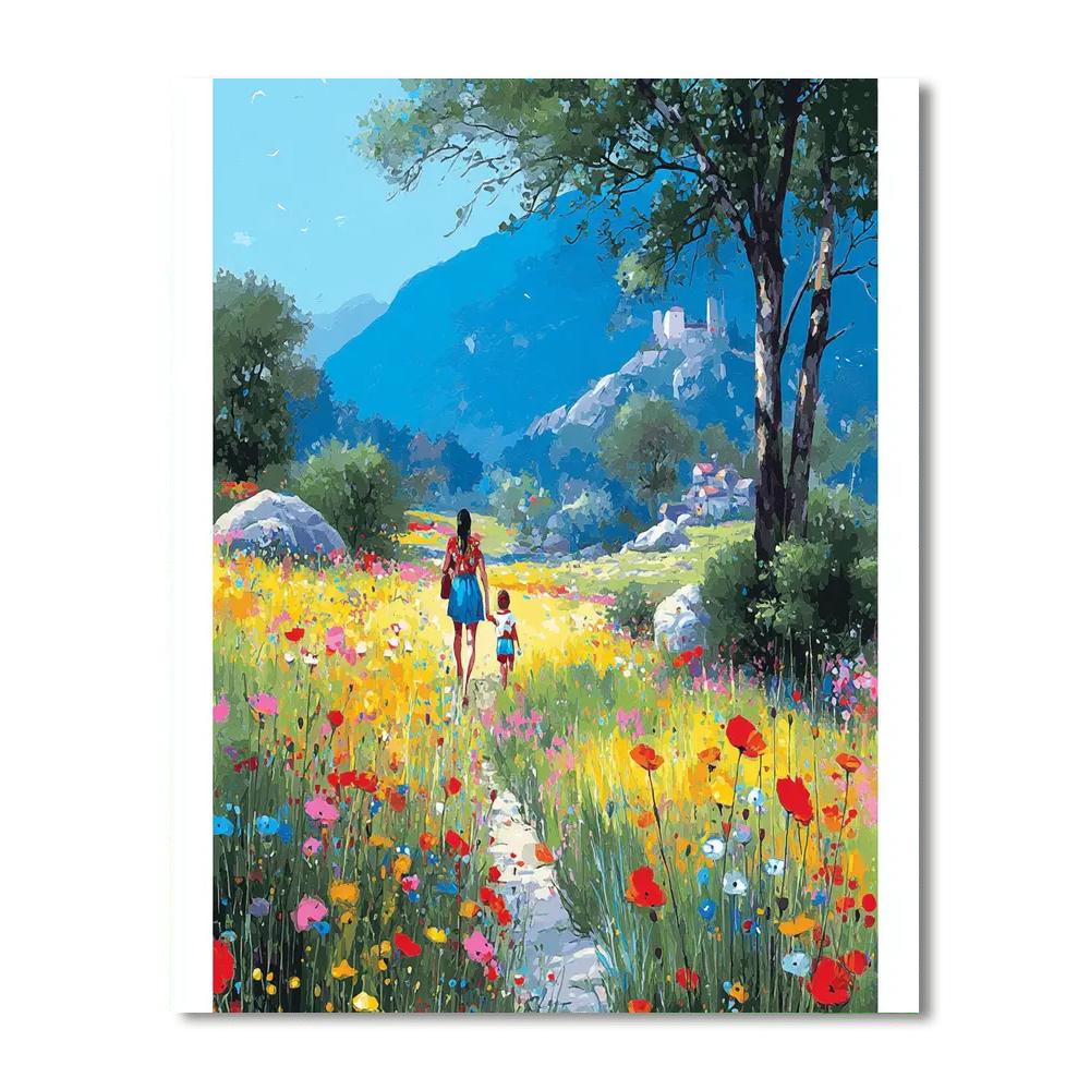 Nature's Gift Of Love Number Painting