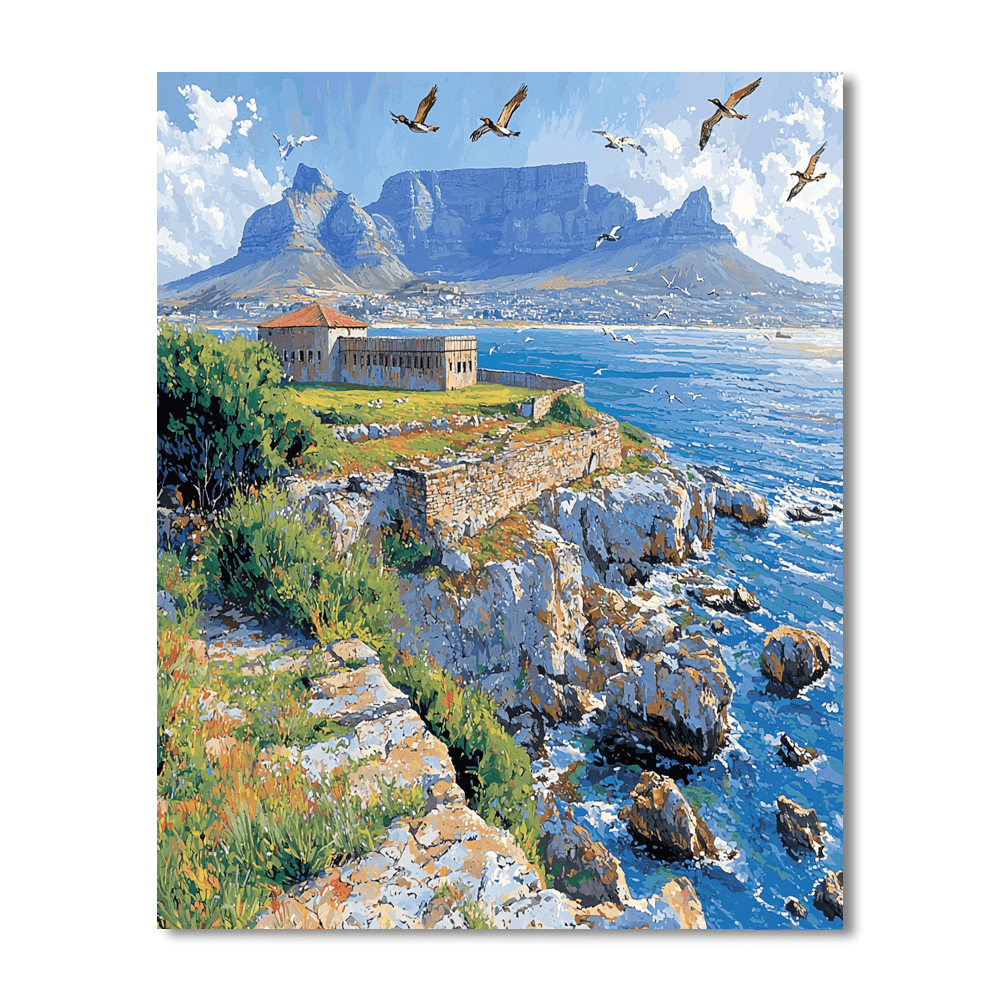Robben Island - Cape Town Painting Number Kit