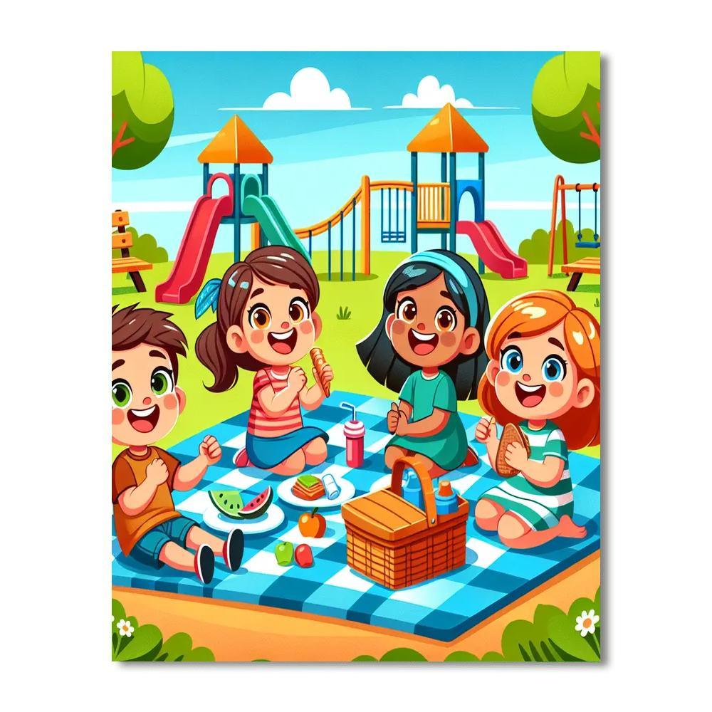 Adventure Park Picnic Paint By Numbers Kits