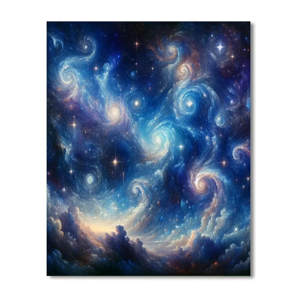 Celestial Night Symphony Paint By Numbers Art