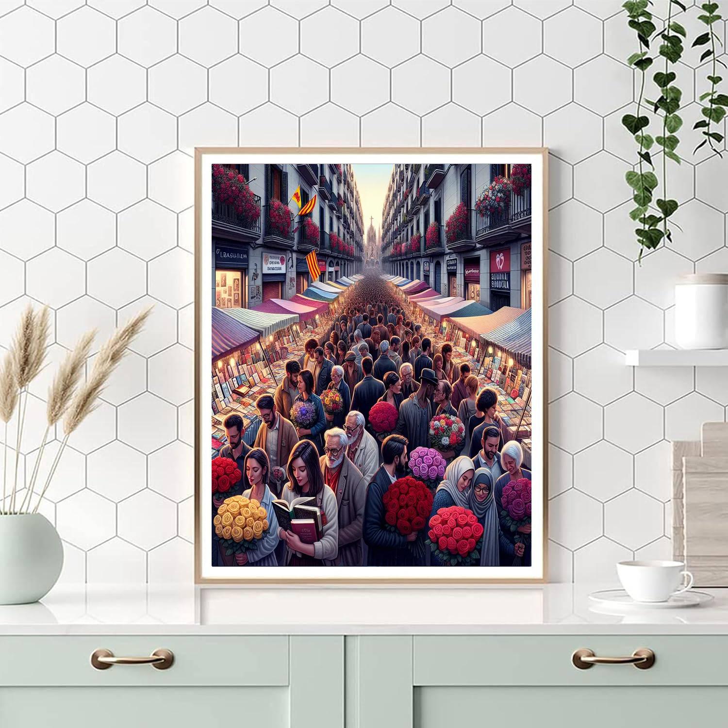 Sant Jordi Festival - Spain DIY Paint By Numbers