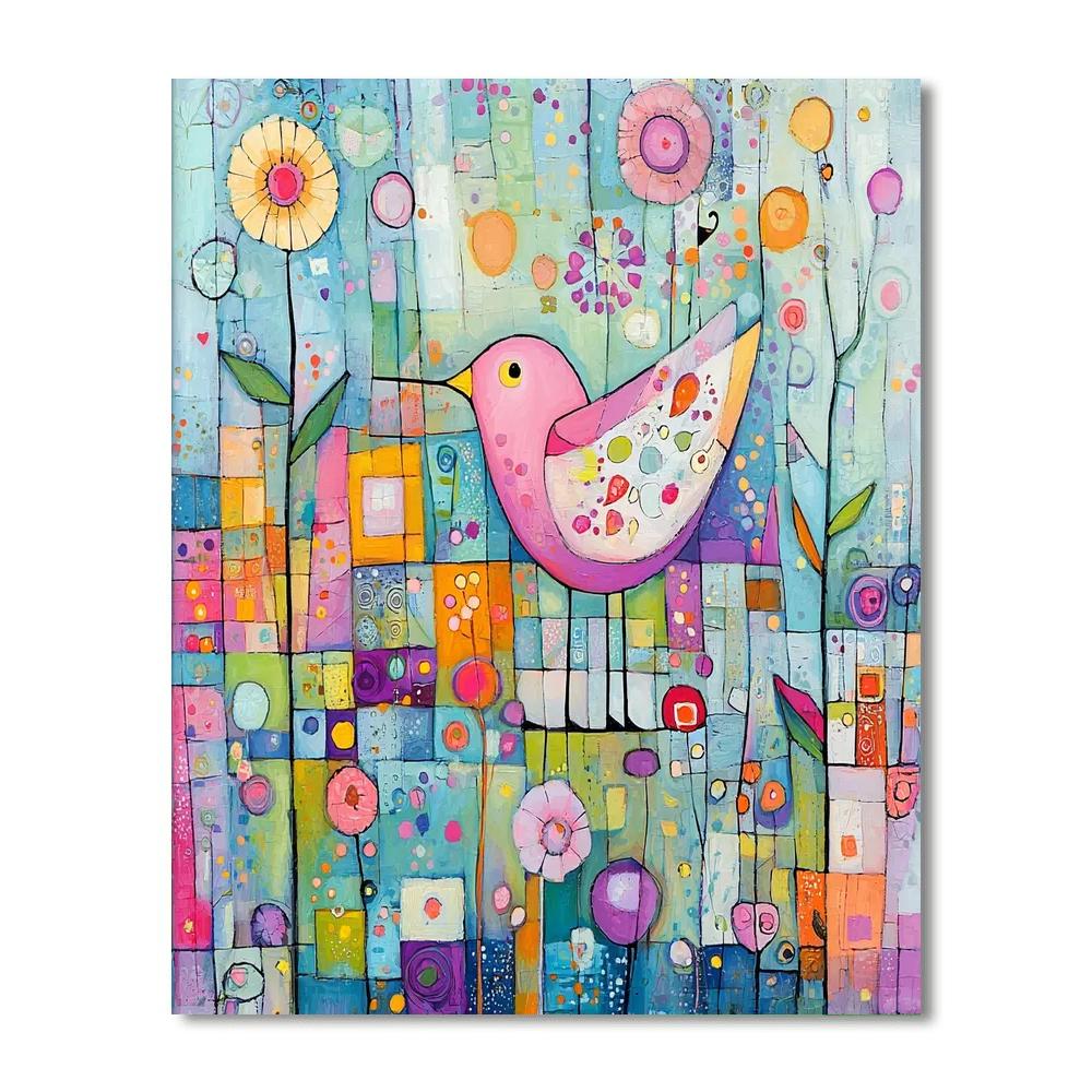 Paul Klee Inspired Melody In Abstraction  Paint By Number