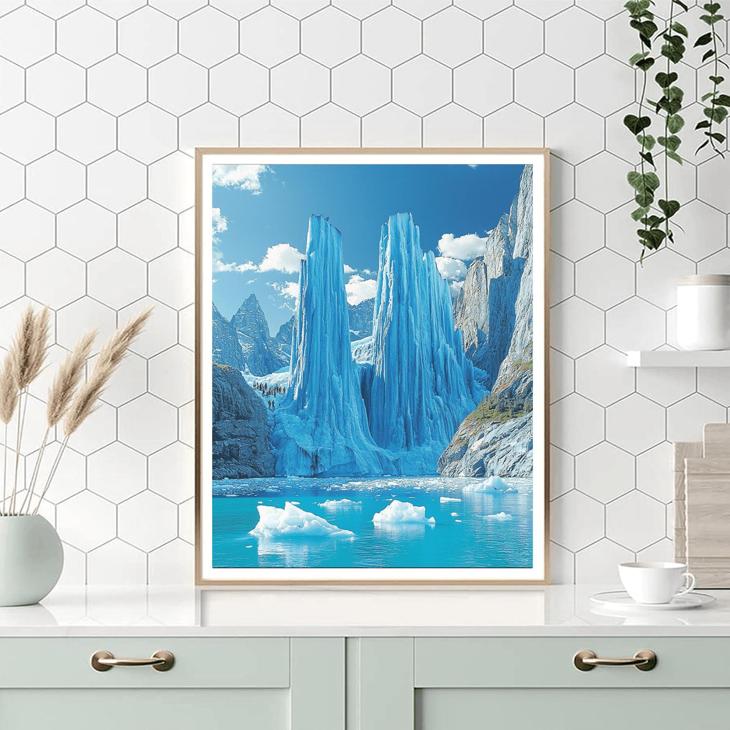 Patagonian Glacier Paint By Numbers
