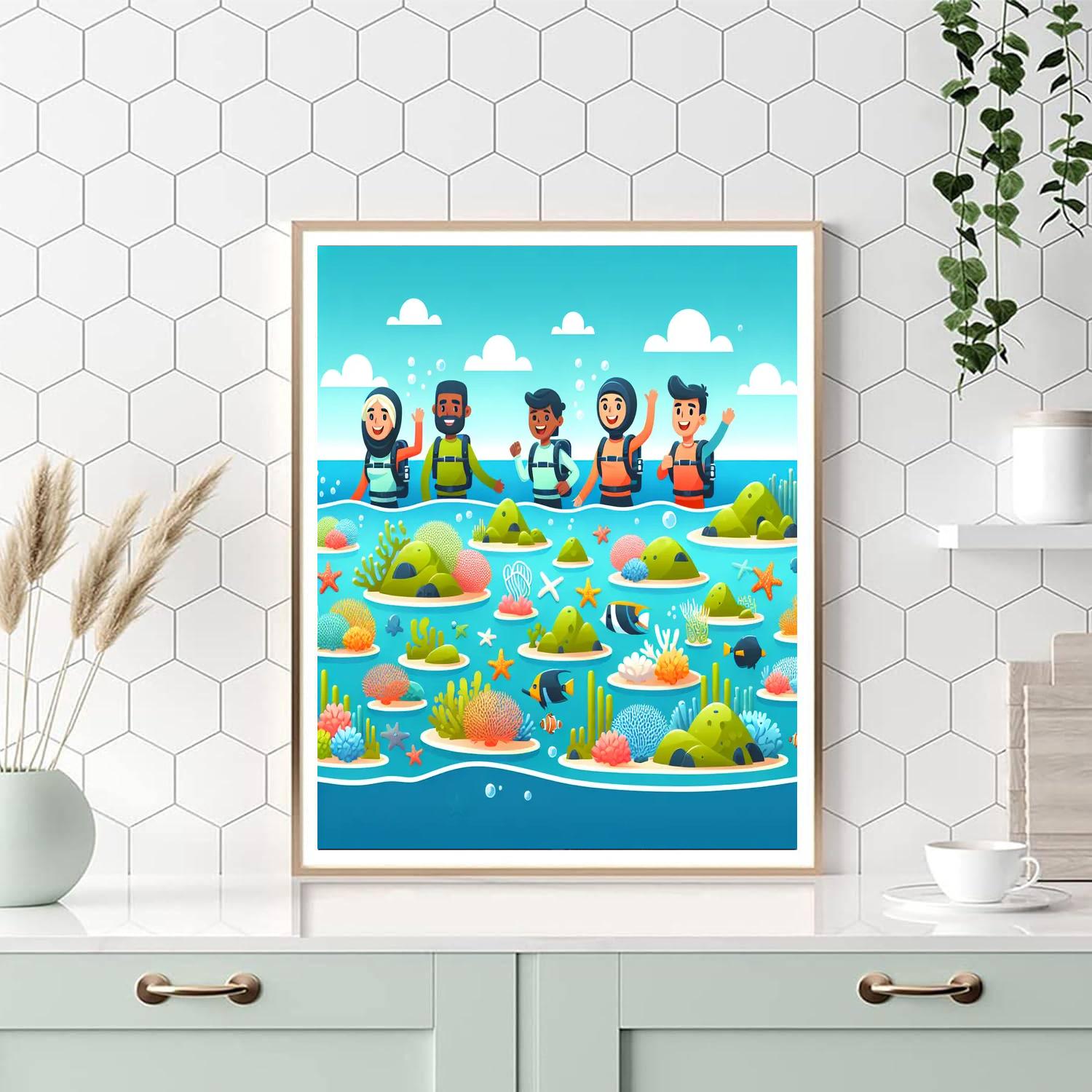 Fantastic Ocean Expedition Numbered Painting Kits