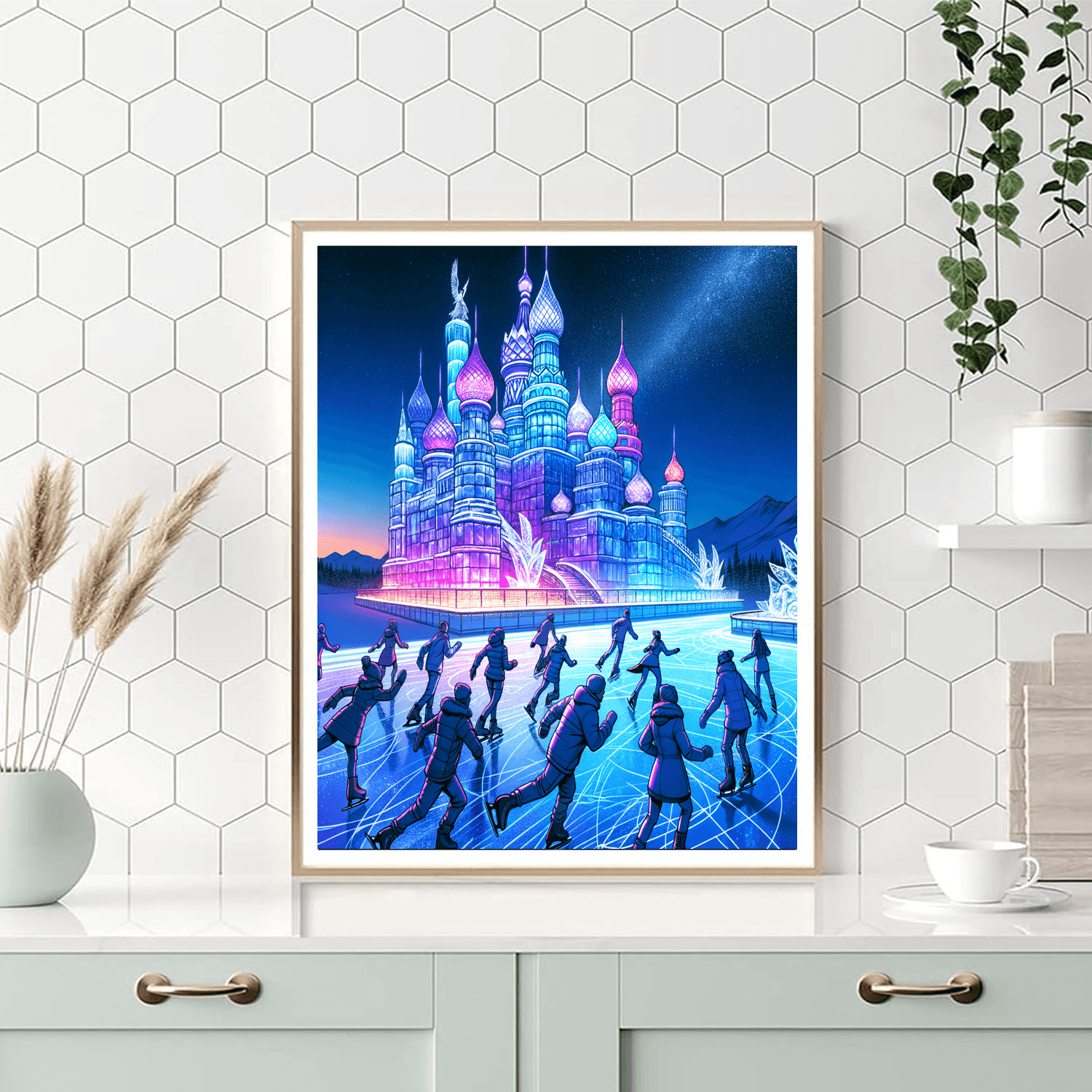 Harbin Ice Festival - Harbin Painting By Numbers Kit