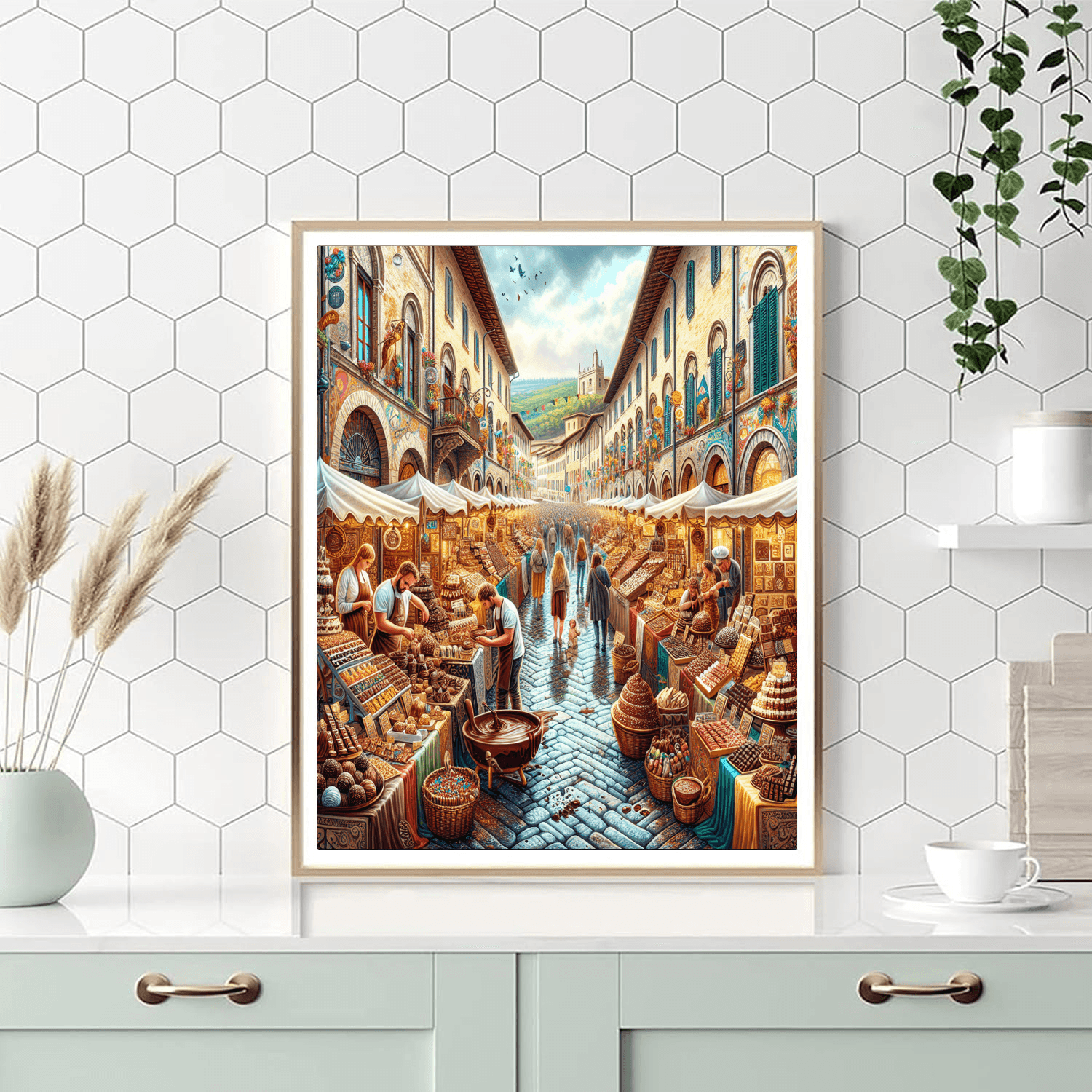 Chocolate Festival - Perugia, Italy Number Painting