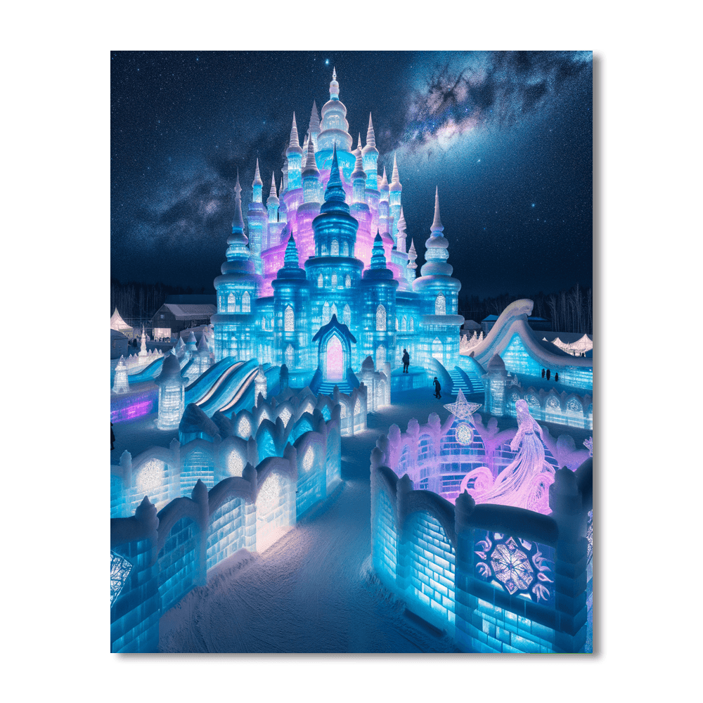 Harbin Ice Festival - Heilongjiang Numbered Painting Kits
