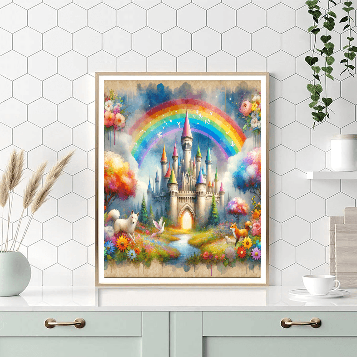Fun Fairy Tale Castle Paint By Color