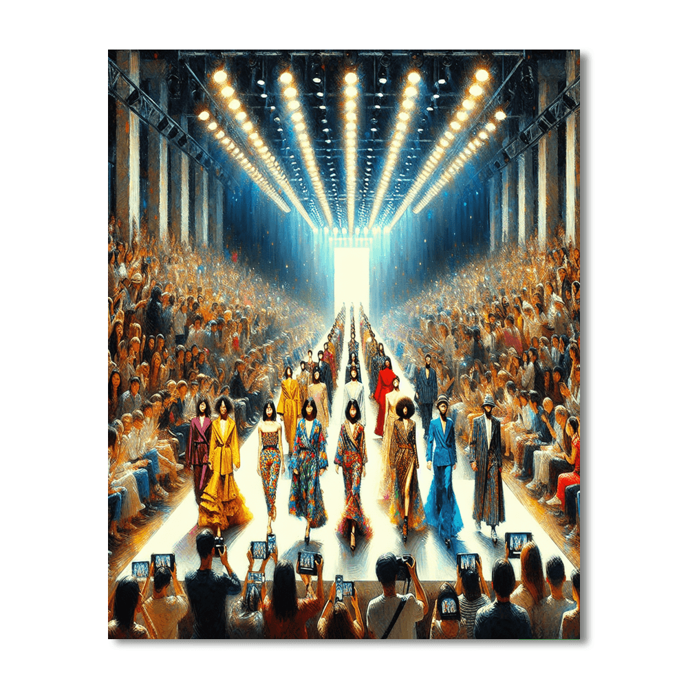 Kuala Lumpur Fashion Week Painting By Numbers Kit