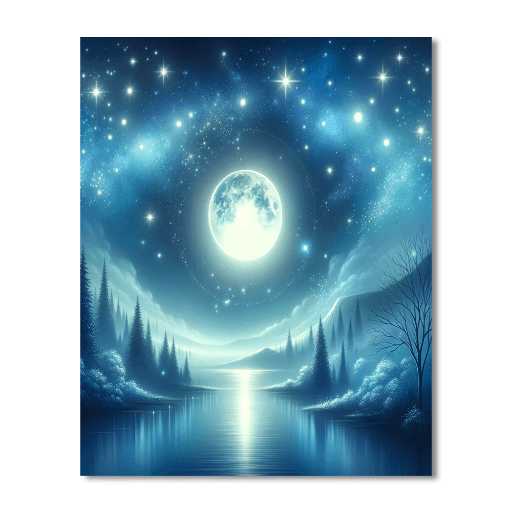 Magical Starry Night Paint By Numbers Kits