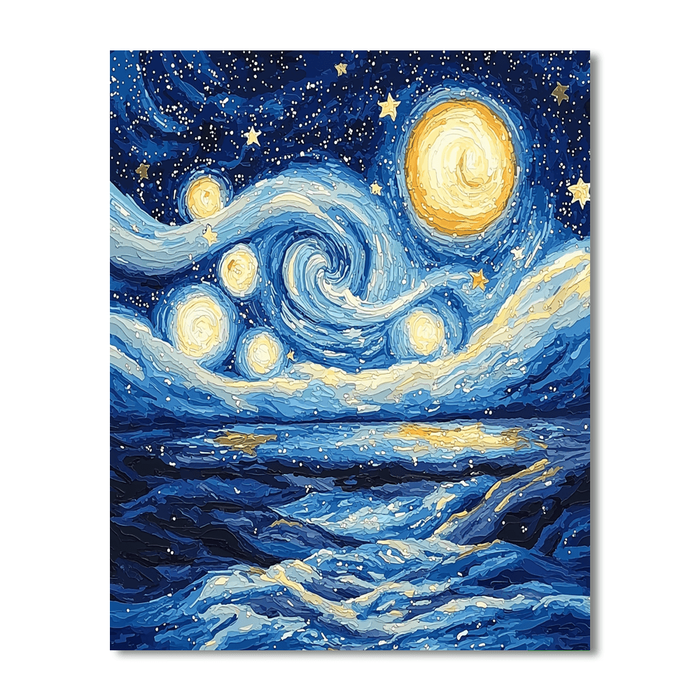 Vincent Van Gogh Inspired Dreamy Nights  Paint By Numbers