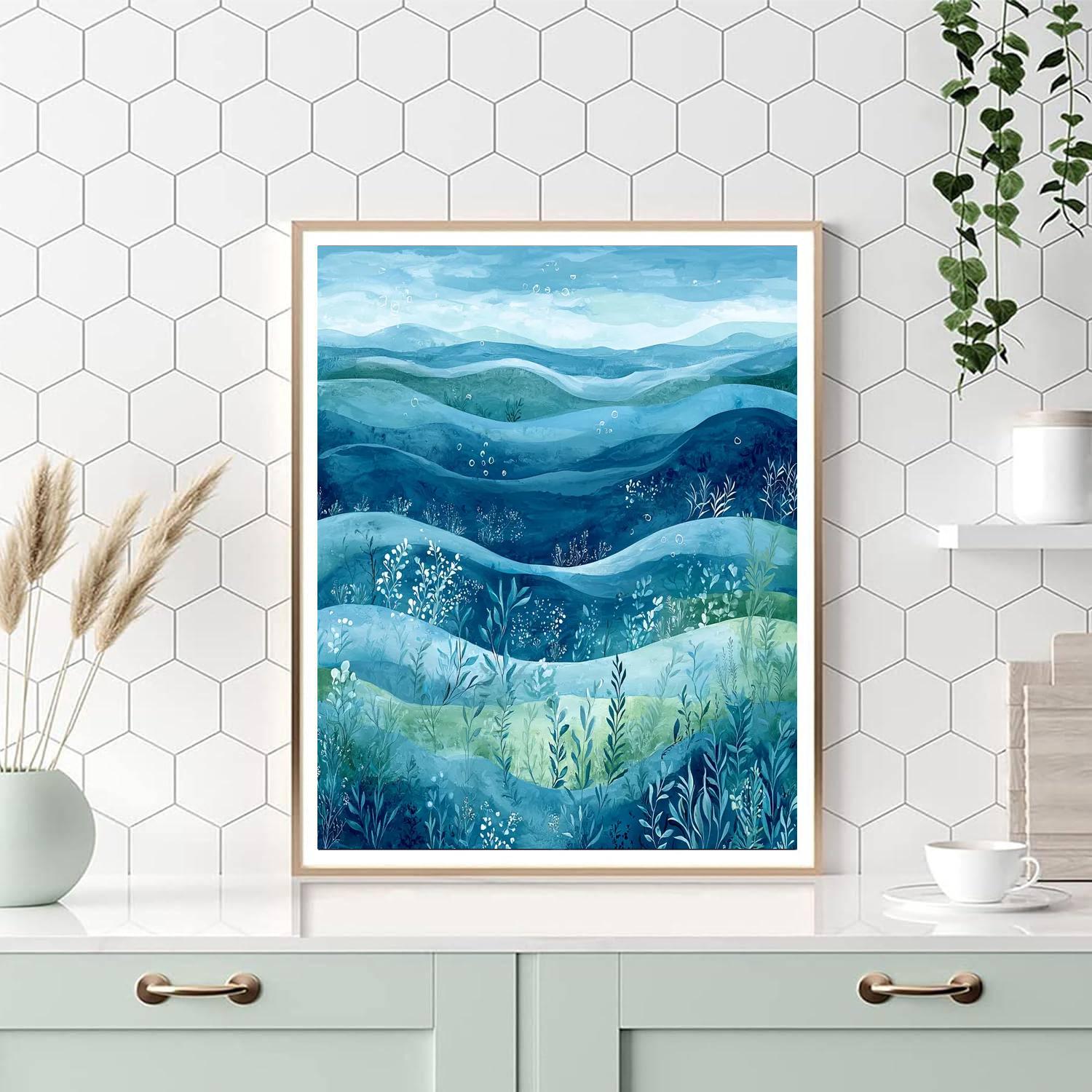 Leonardo Da Vinci Inspired Beneath The Surface  Paint By Numbers Art