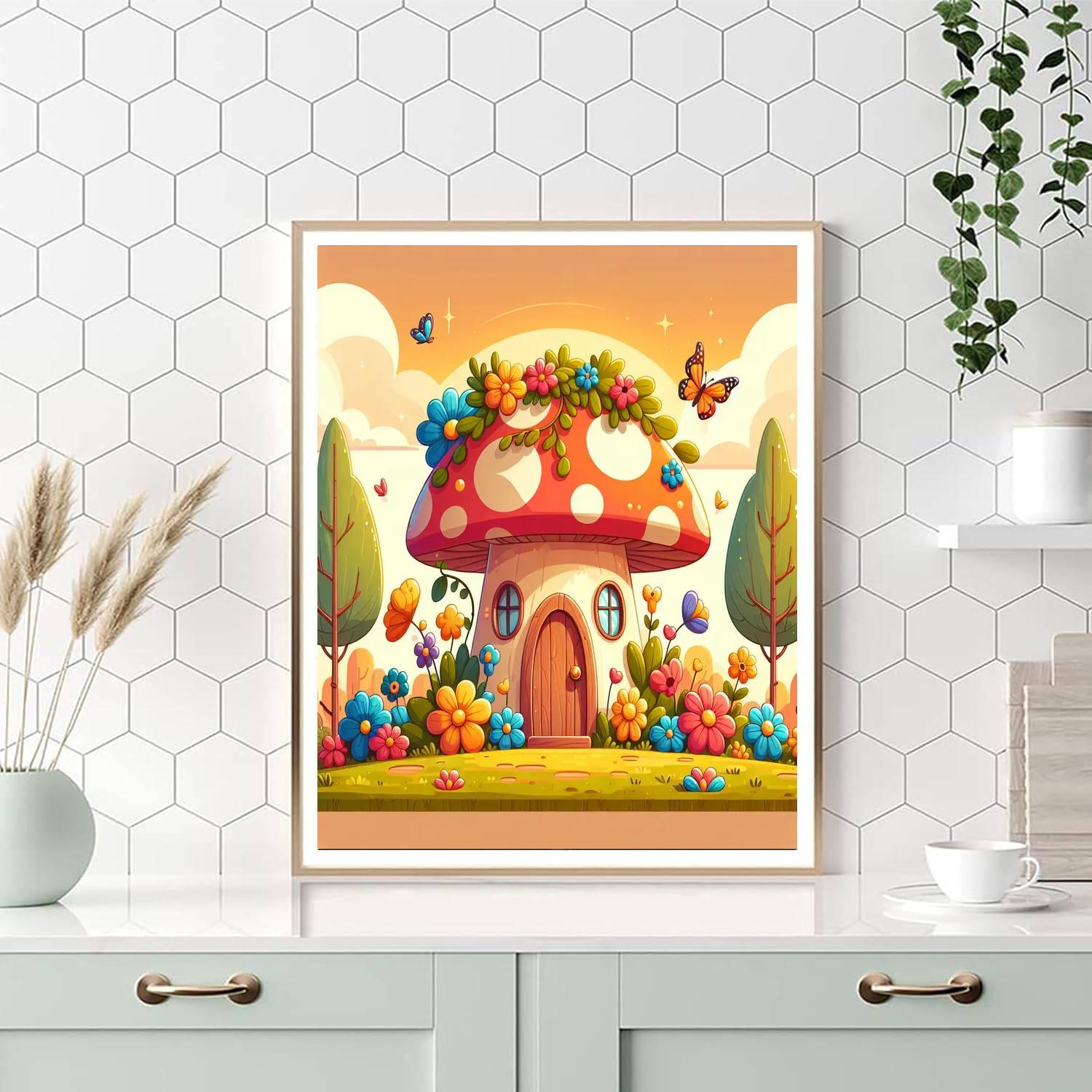 Adventure Toadstool House Paint By Numbers Kits
