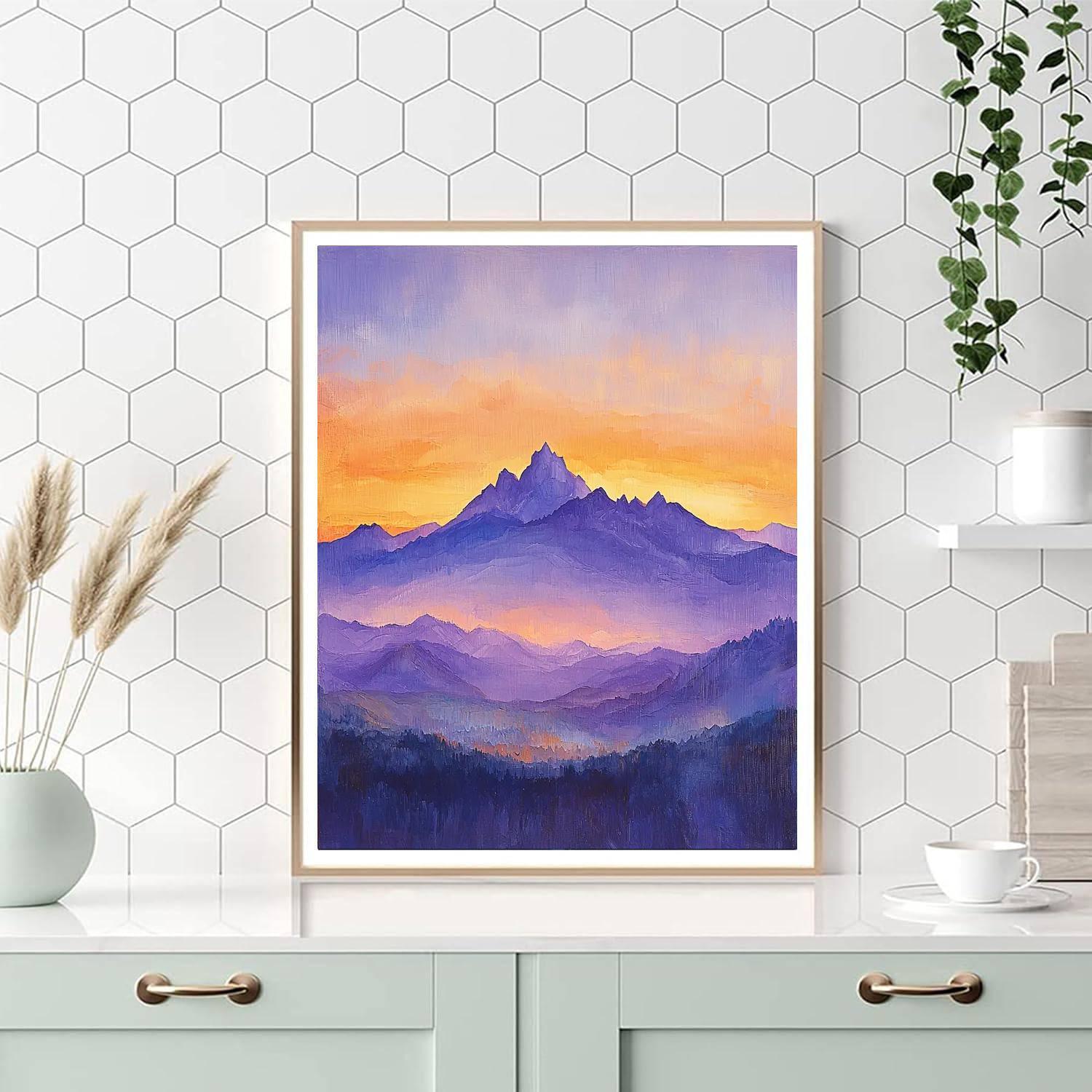 Paul Cézanne Inspired Twilight Harmony  DIY Paint By Numbers