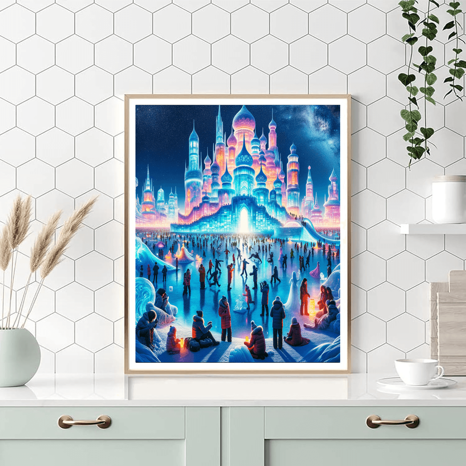 Harbin International Ice And Snow Sculpture Festival Paint By Numbers Kits