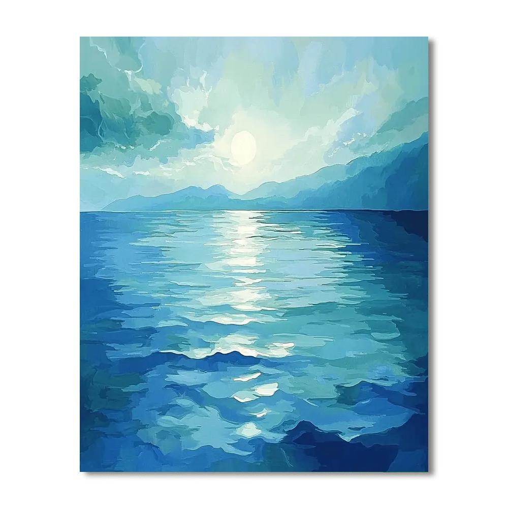 Zhao Mengfu Inspired Reverie In Tranquil Waters  Paint By Color