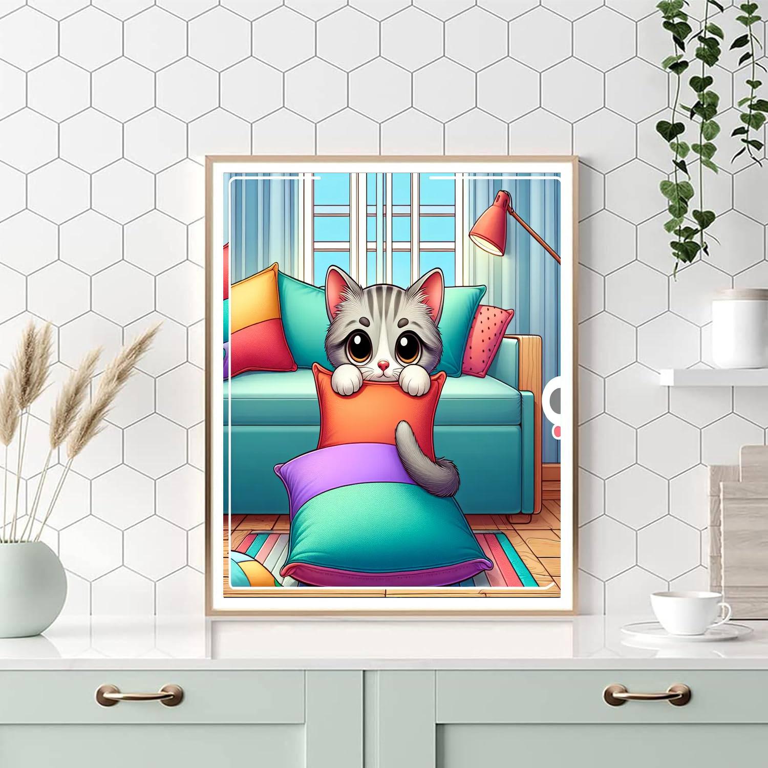 Clever Kitten Paint By Number