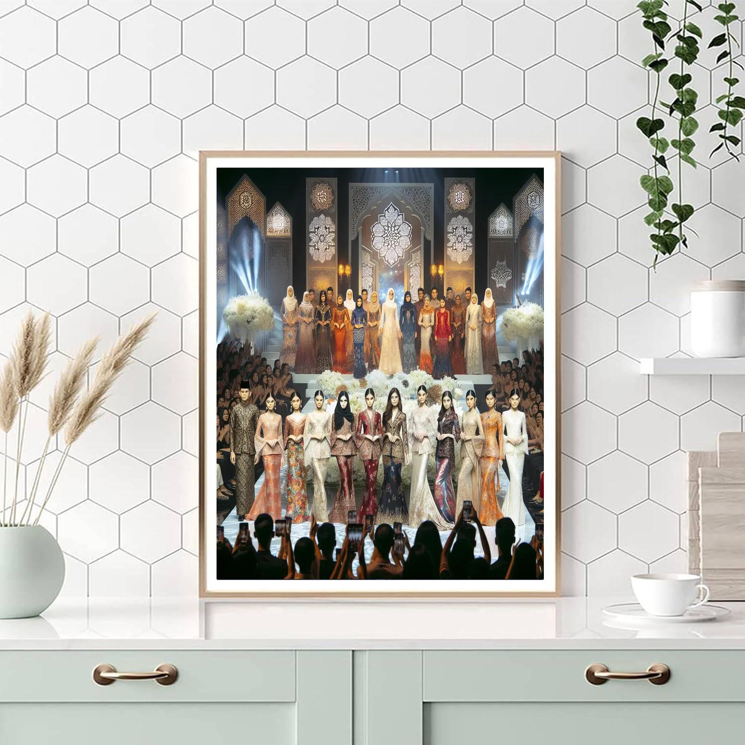 Karnival Ratu Kebaya - Malaysia Numbered Painting Kits