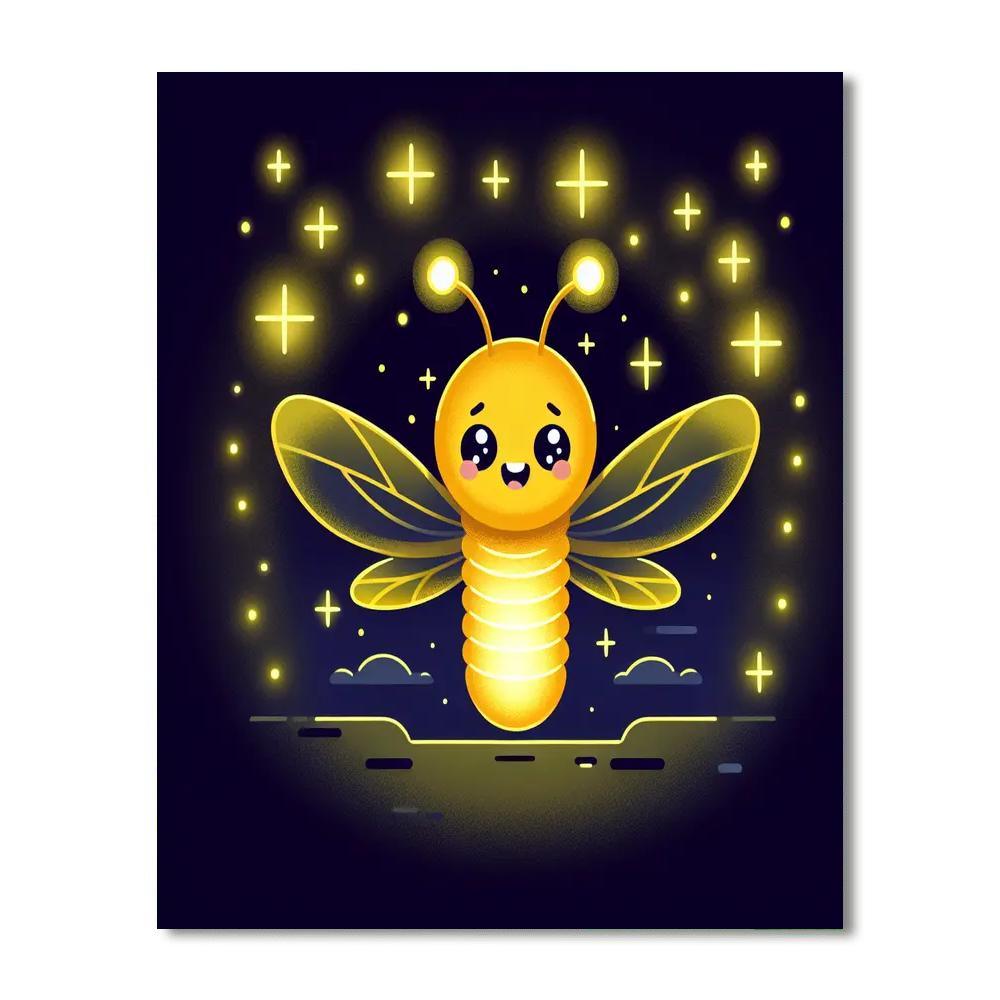 Energetic Firefly Painting By Numbers Kit