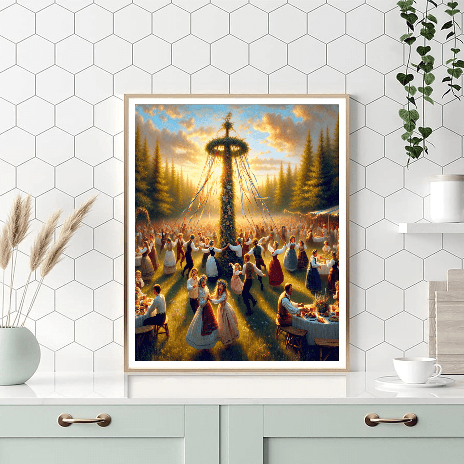 Midsummer's Eve - Sweden Paint By Numbers Art