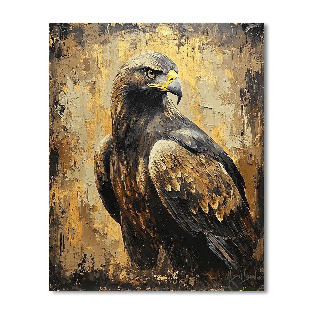 Michelangelo Inspired Eagle's Dominion  Painting Number Kit