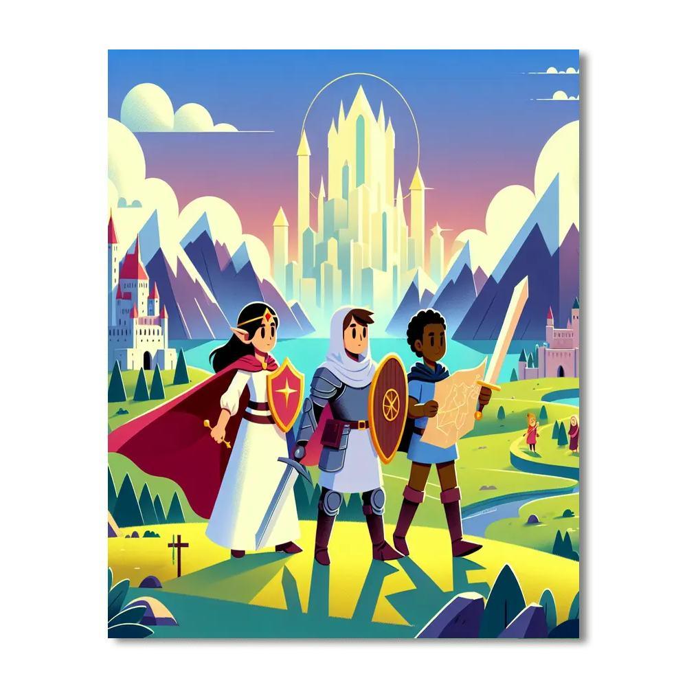 Epic Fantasy Journey Paint By Numbers Kits