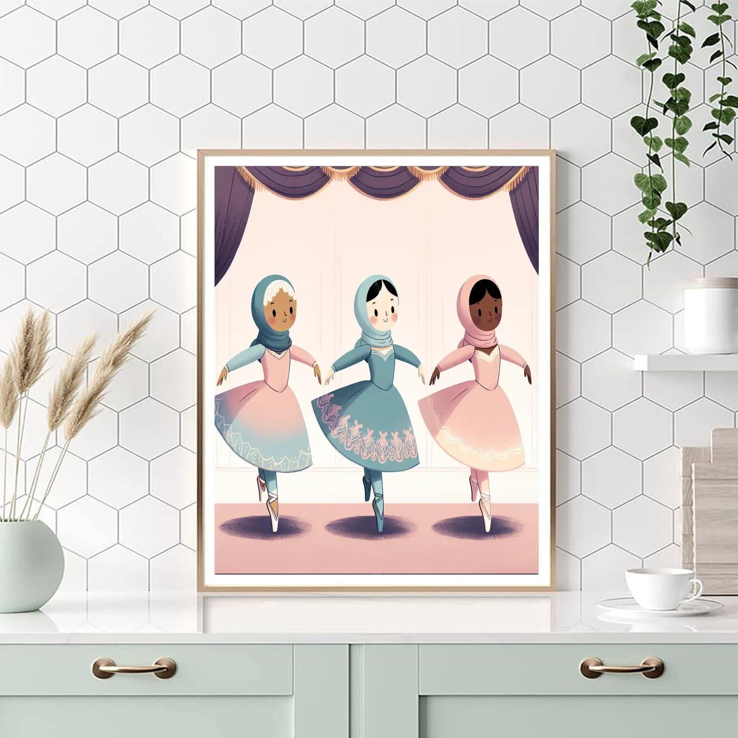 Ballet Stars Performance Paint By Numbers Art