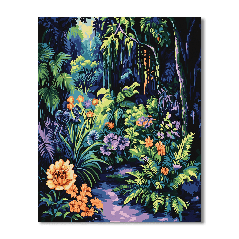 Salvador Dali Inspired Dali's Ethereal Garden  Paint By Numbers Kits