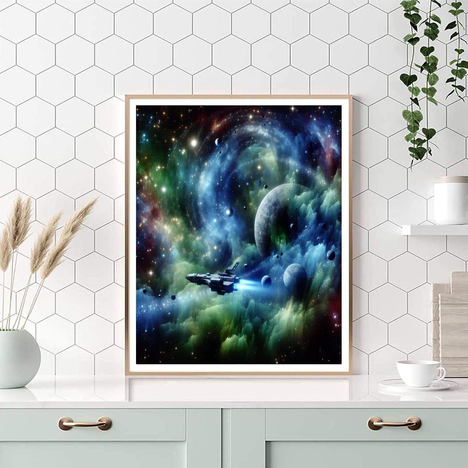 Galactic Discovery Journey Painting By Numbers Kit