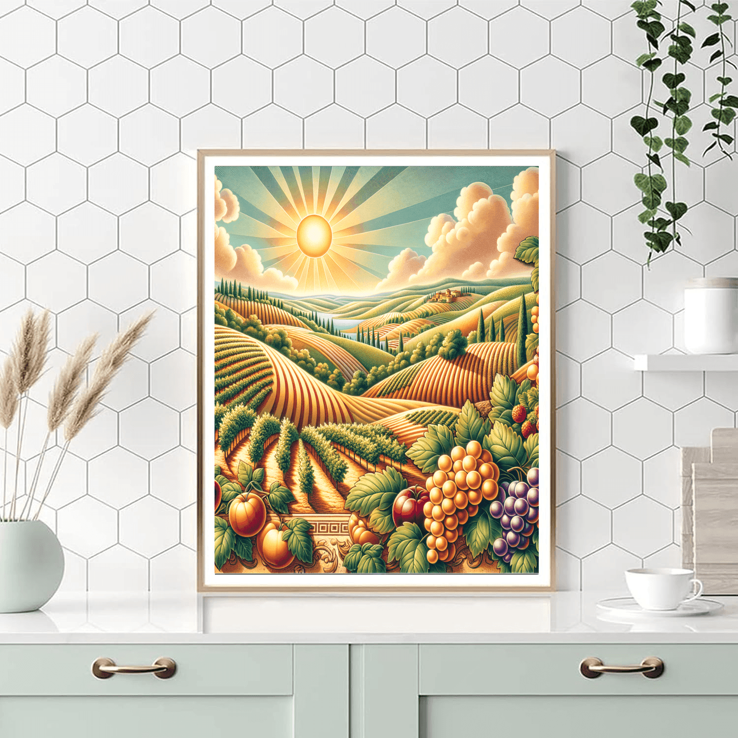 Italian Countryside Charm Numbered Painting Kits