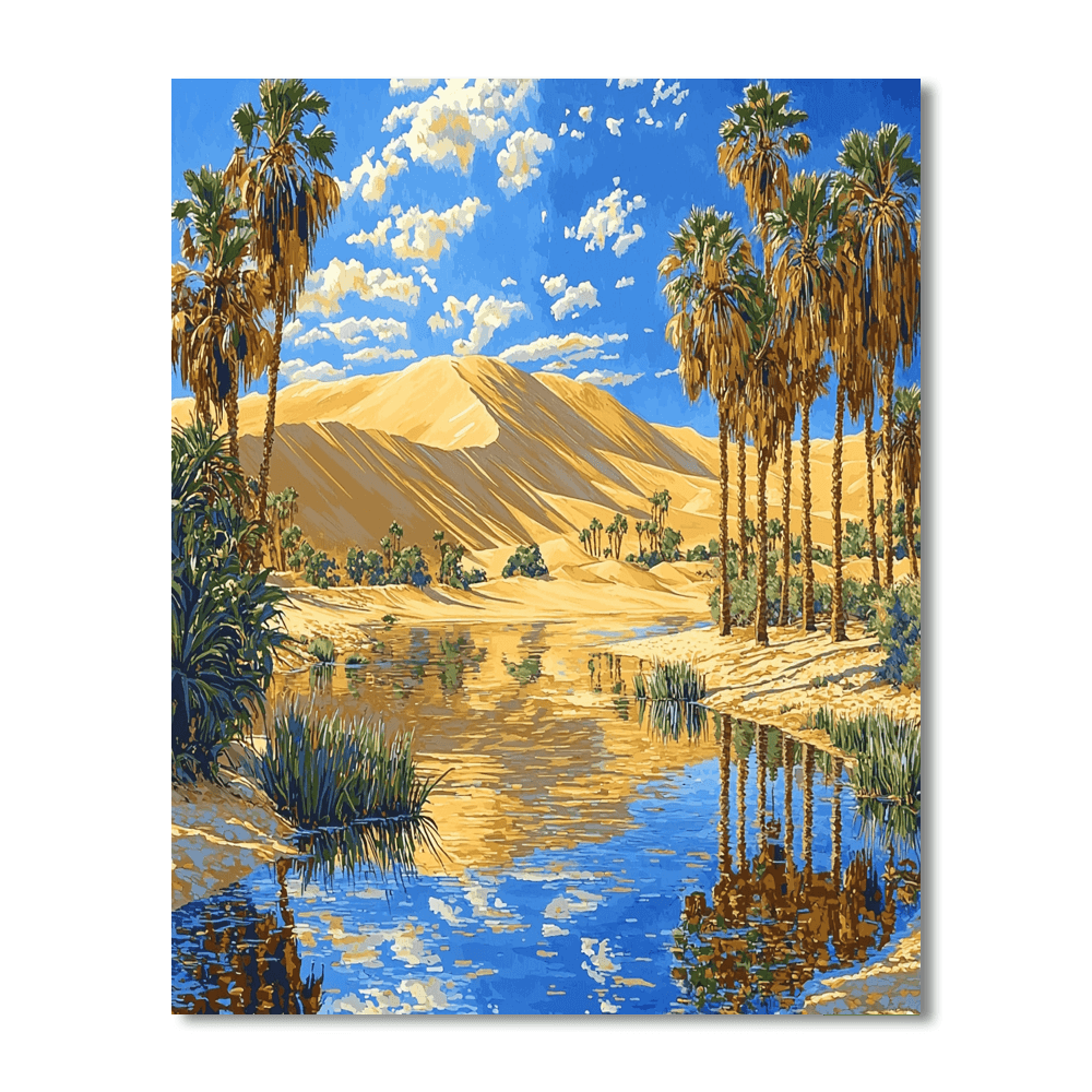 Huacachina Oasis Paint By Number