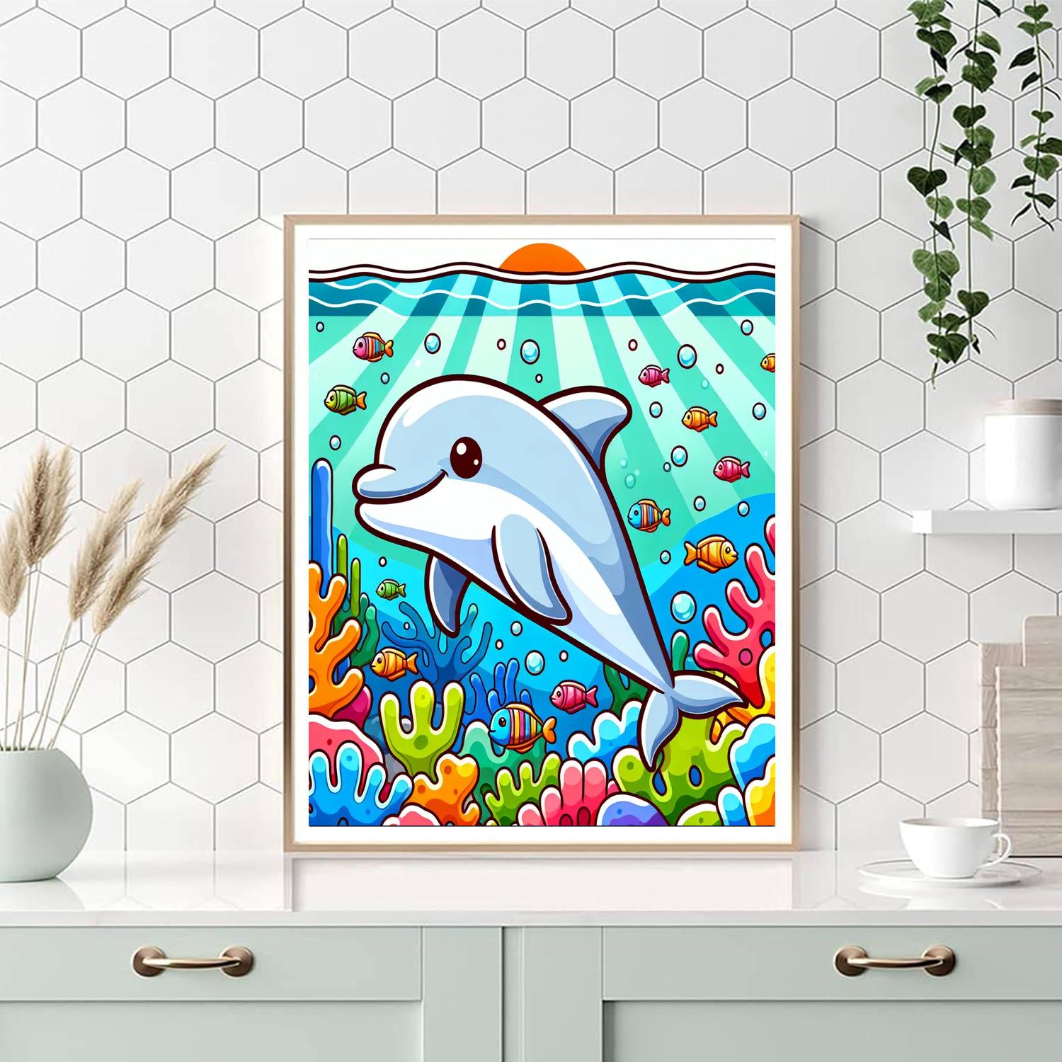 Friendly Underwater World Paint By Numbers