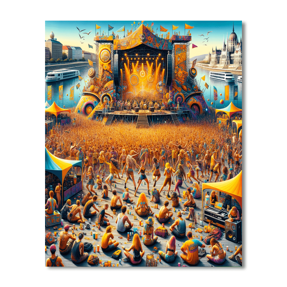 Sziget Festival - Budapest, Hungary Paint By Number