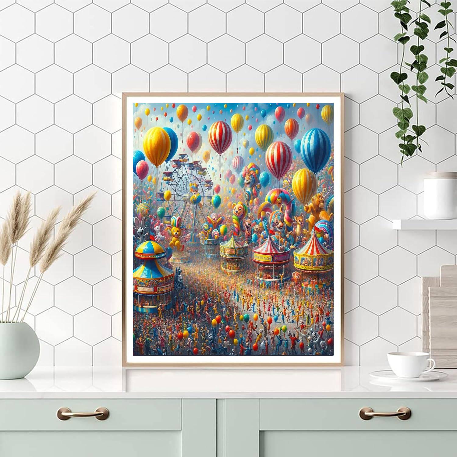 Colorful Carnival Dreams Paint By Color