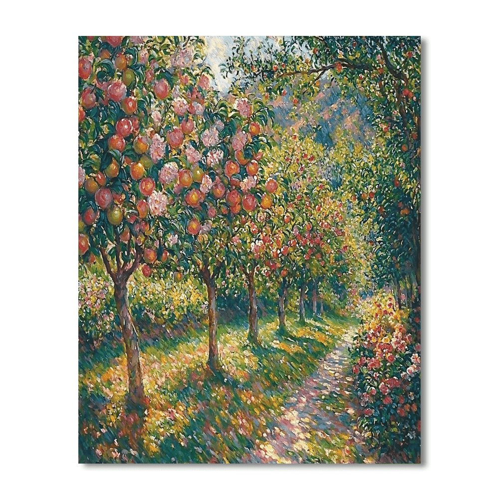 Pierre-Auguste Renoir Inspired Harmonic Orchards  Paint By Numbers