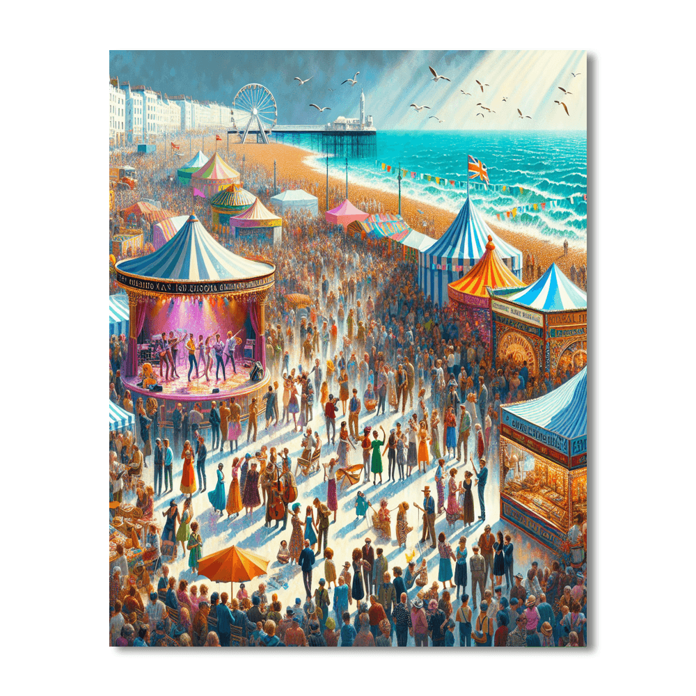 Brighton Festival Paint By Color