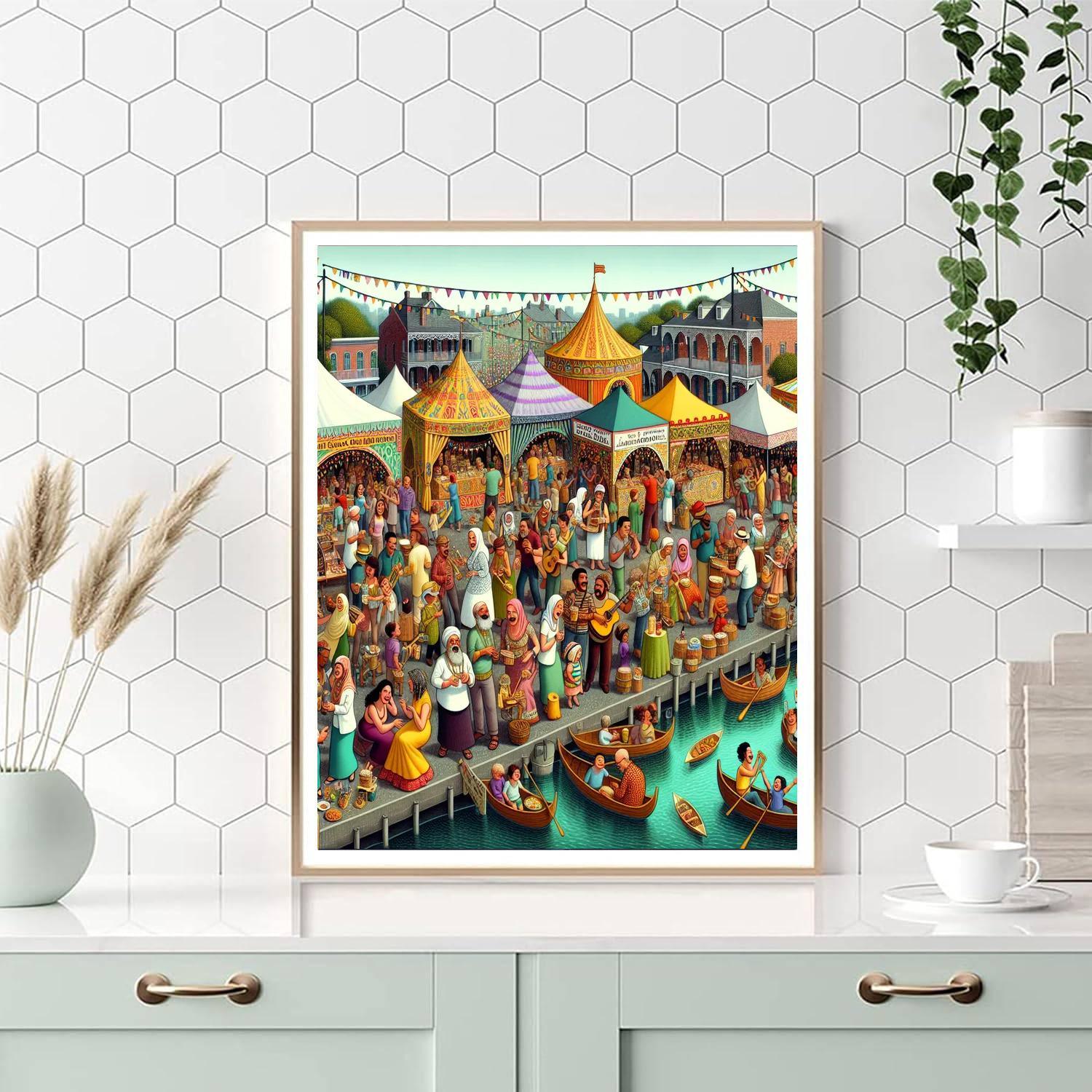 Bayou Boogaloo - New Orleans, Usa Paint By Numbers Art