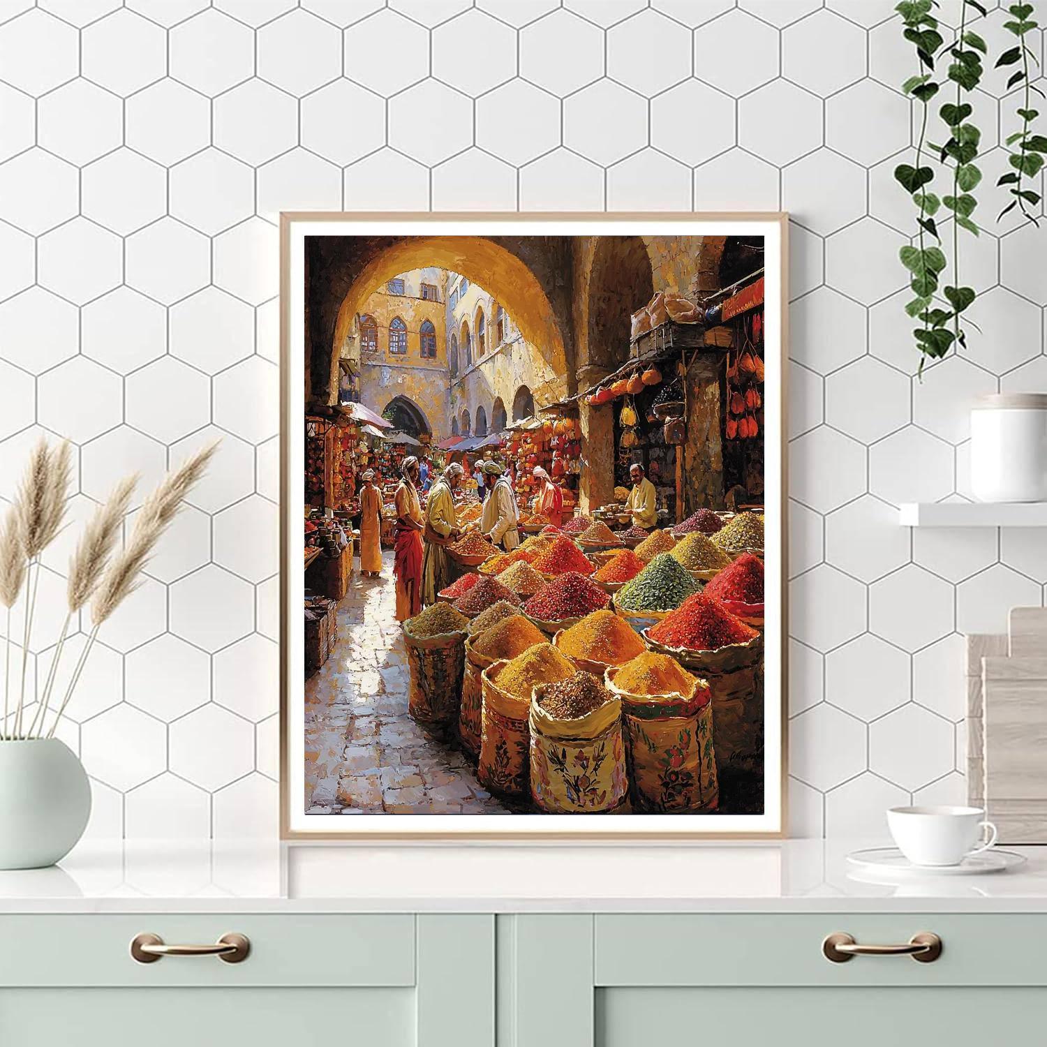 Spice Bazaar - Istanbul Paint By Numbers