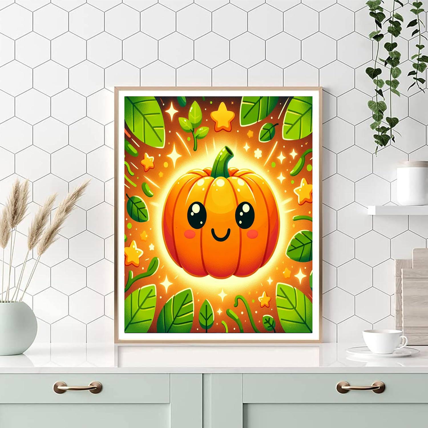 Whimsical Pumpkin Paint By Color