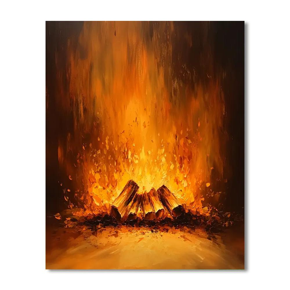 Caravaggio Inspired Embers Of The Past  Paint By Numbers Kits