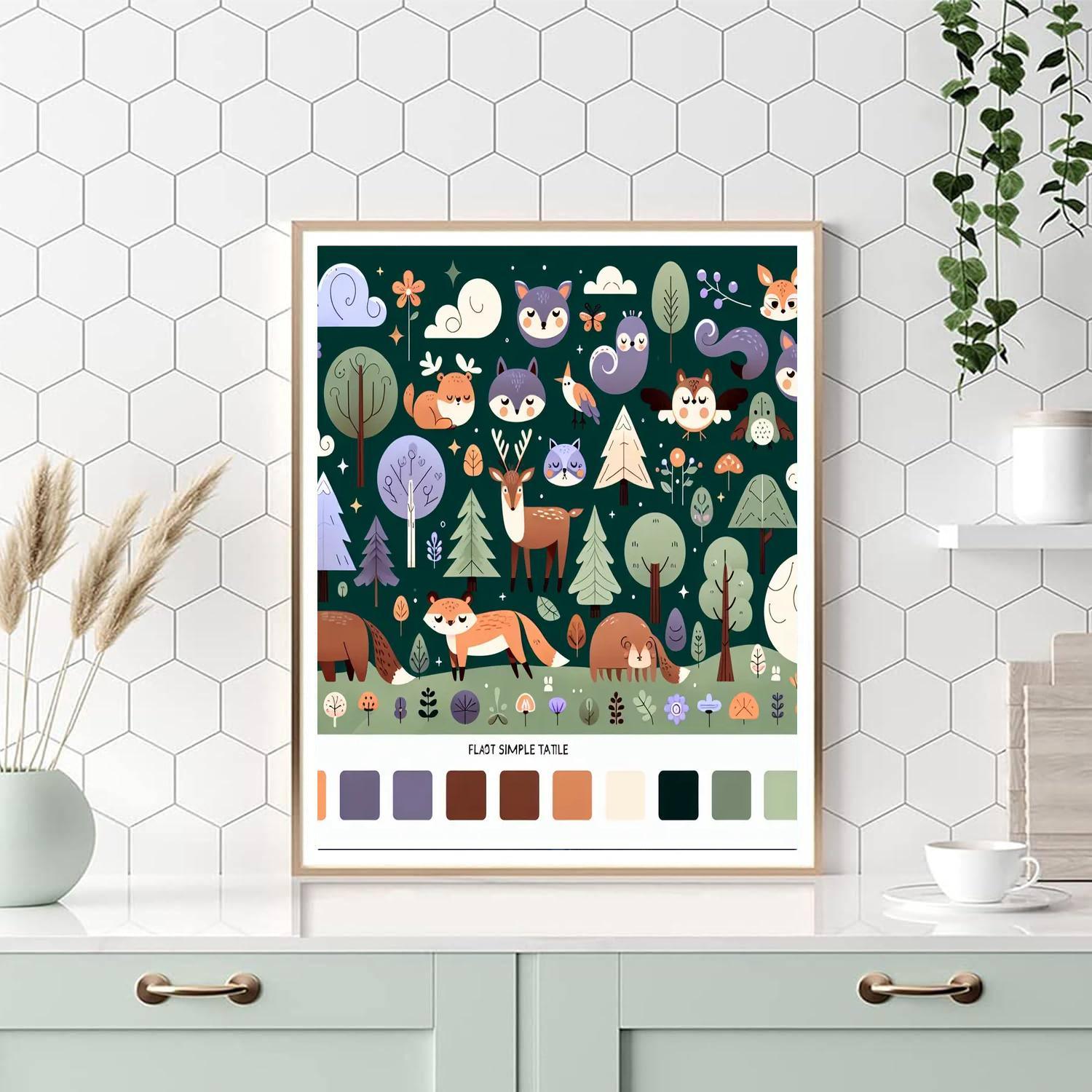 Magic In The Enchanted Forest Paint By Numbers Kits
