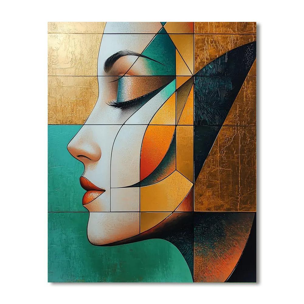 Tamara De Lempicka Inspired Deco Retro Futurism  DIY Paint By Numbers